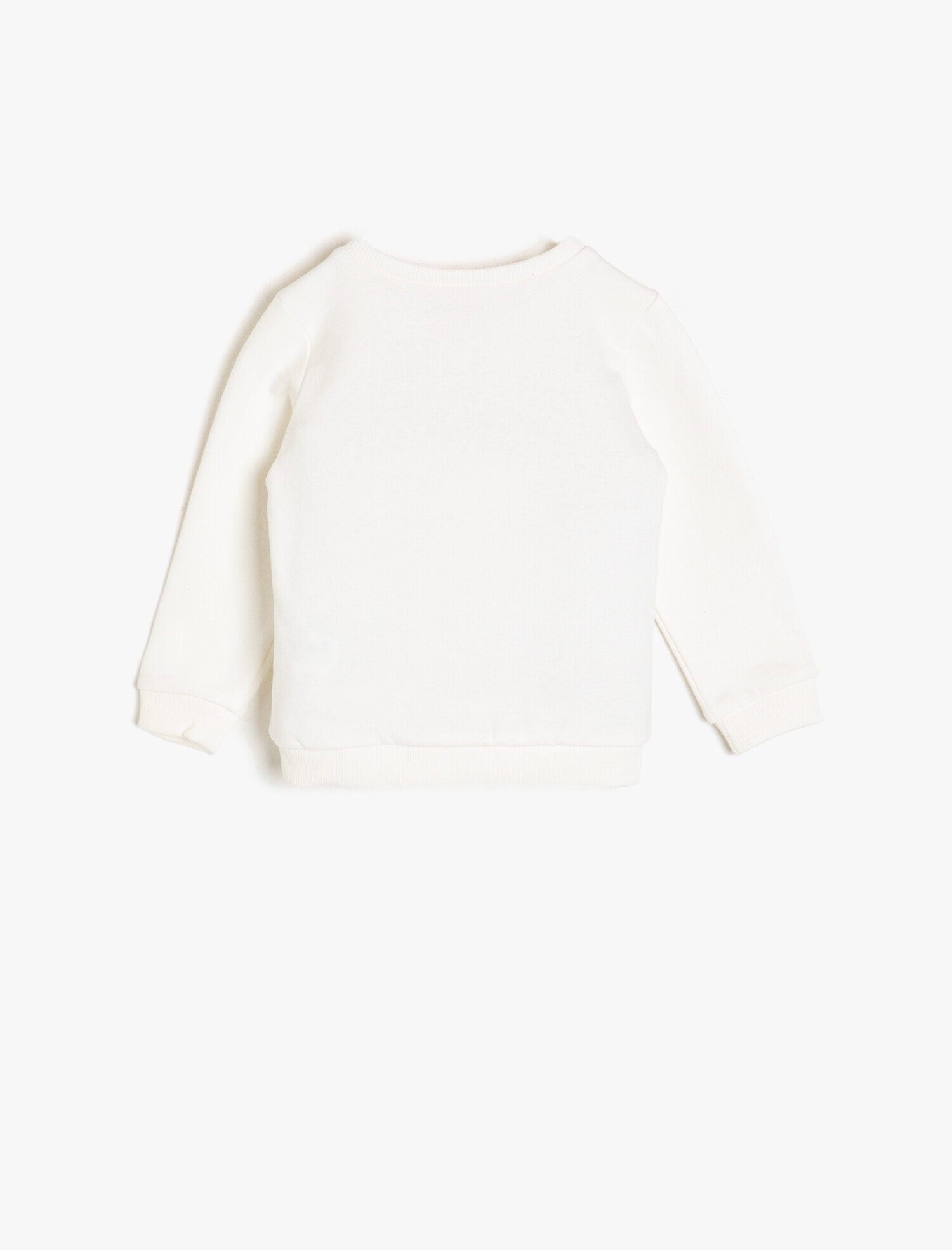  Kız Bebek Baskılı Sweatshirt Uzun Kollu