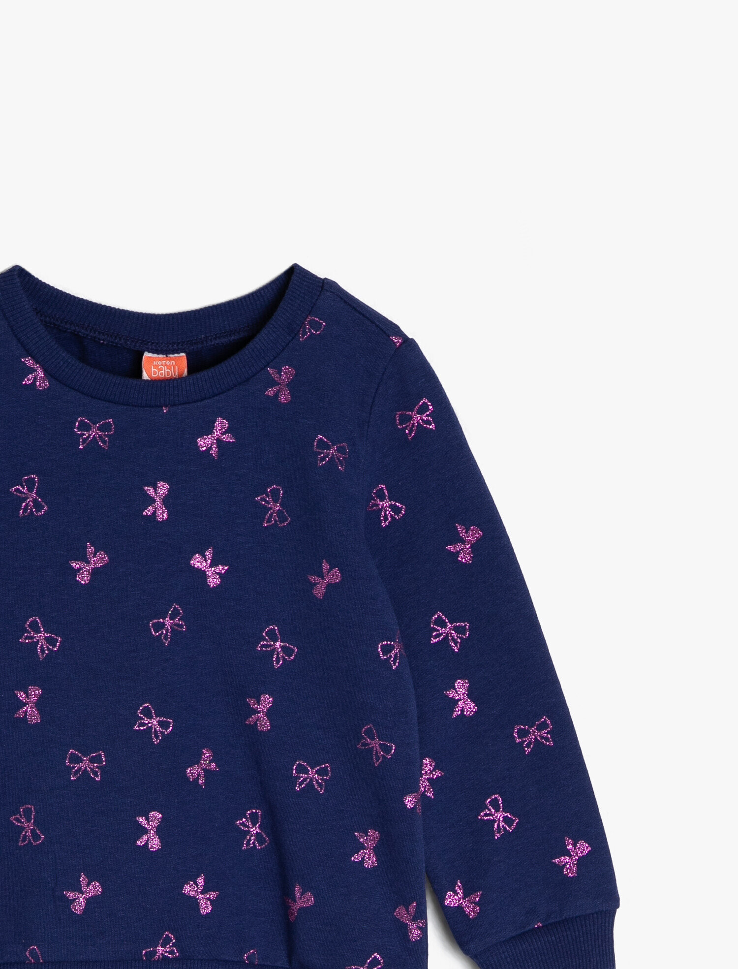  Kız Bebek Baskılı Sweatshirt