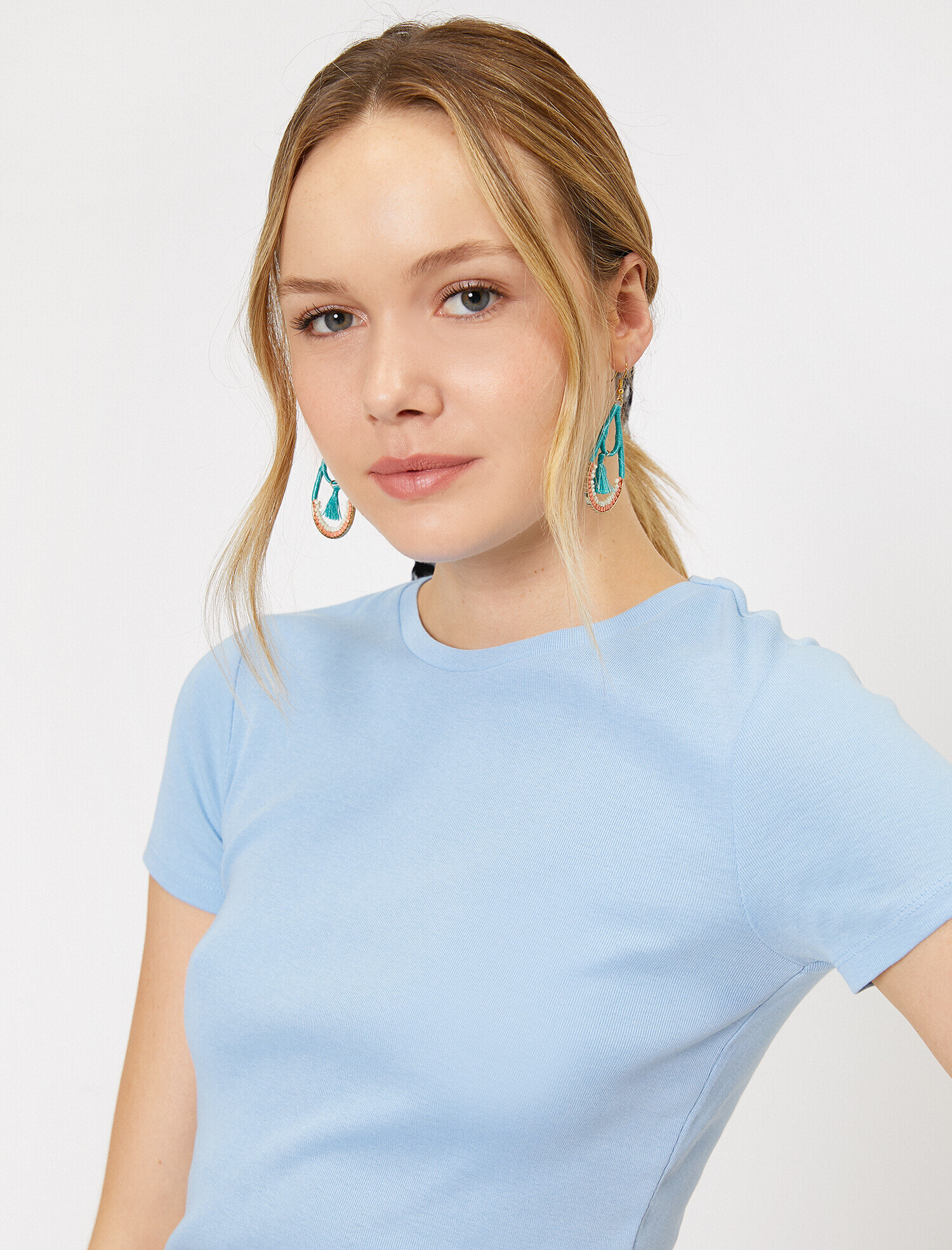   Bisiklet Yaka Tişört