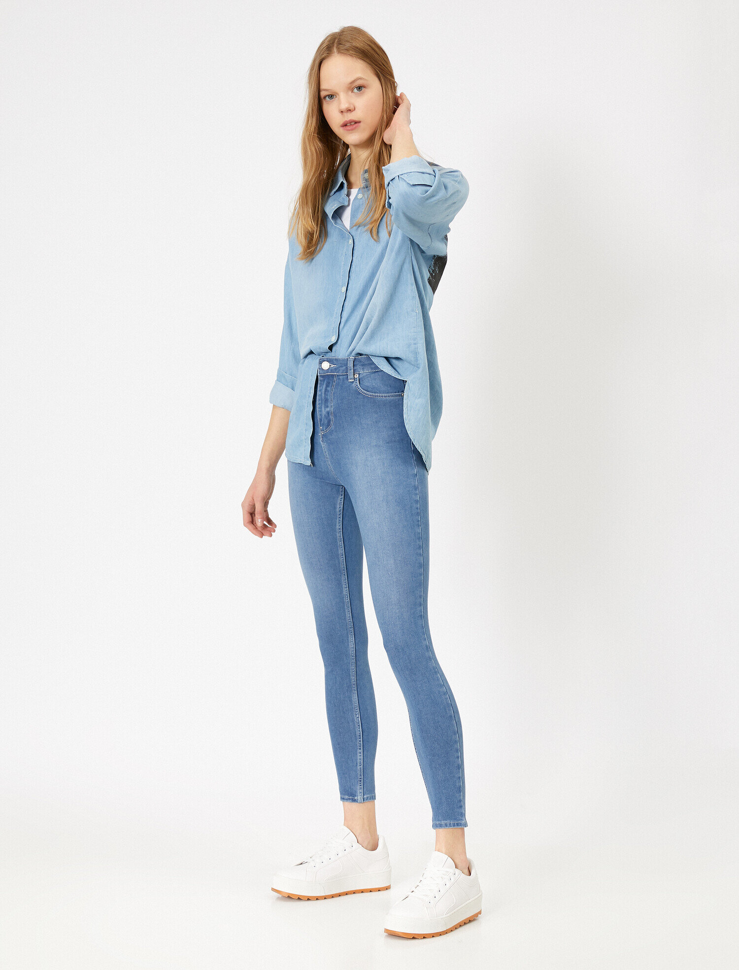   Straight Leg Jeans
