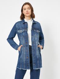 Button Detailed Jean Jacket