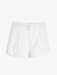 Kemer Detaylı Şort