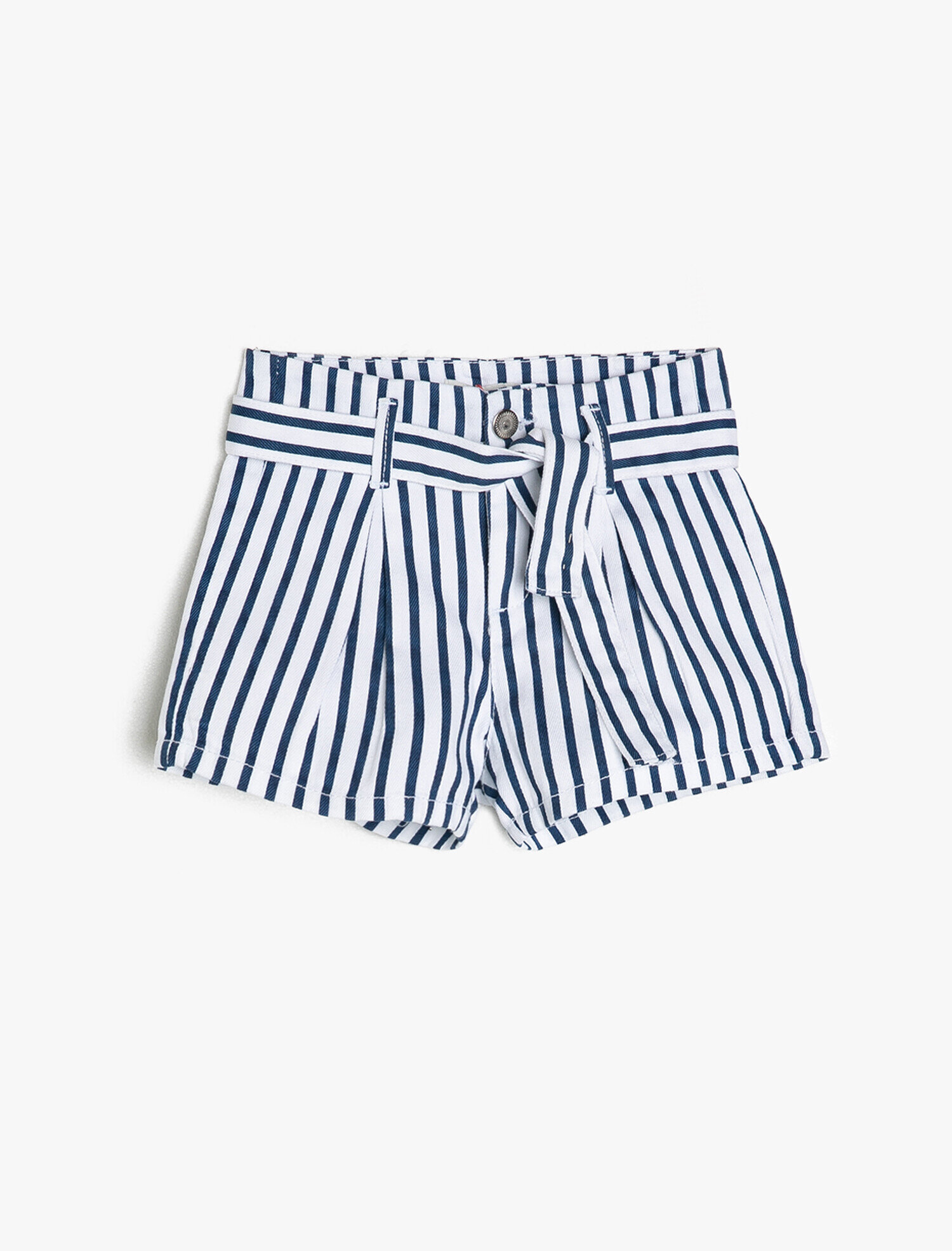 Kız Çocuk Çizgili Şort
