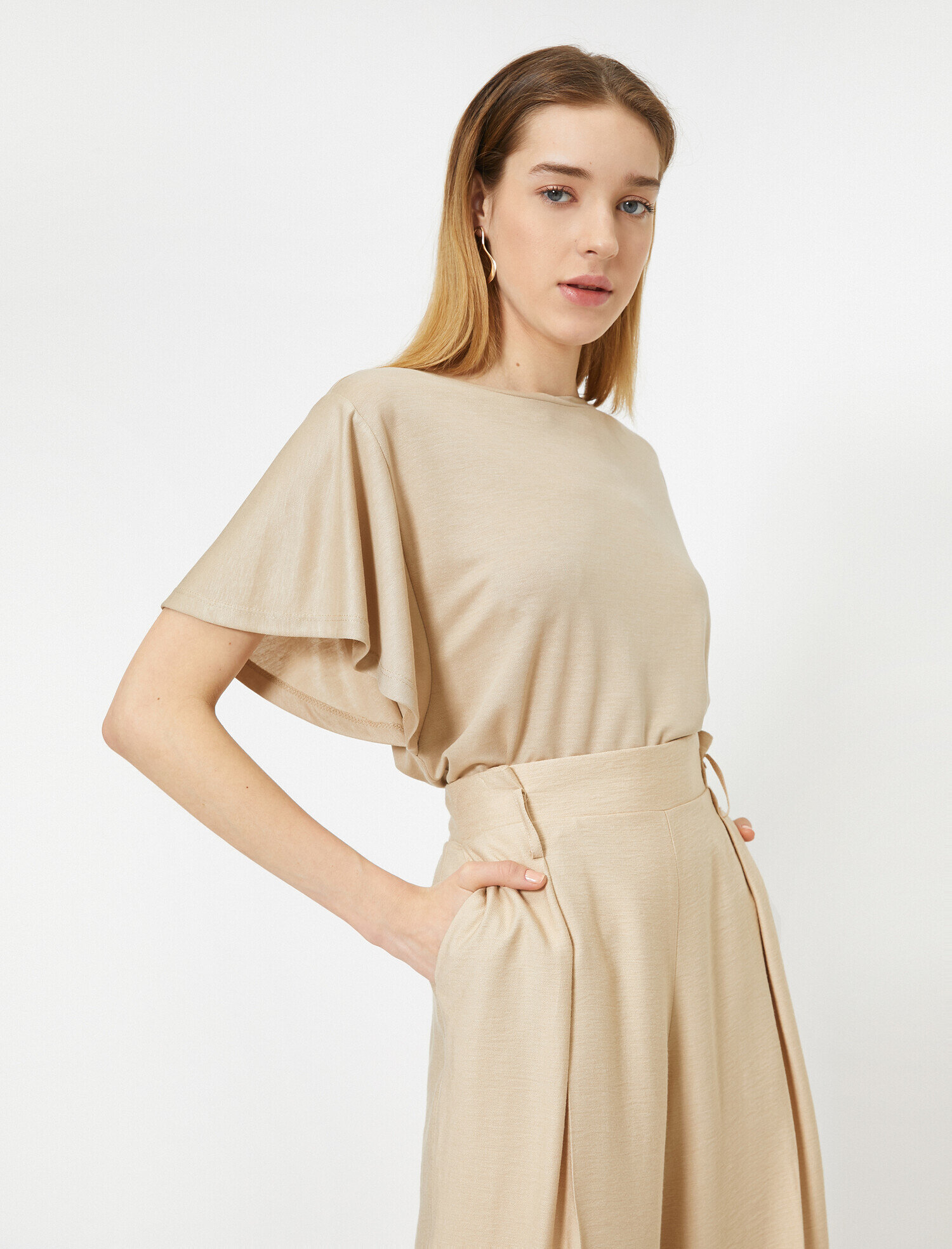   Bisiklet Yaka Kısa Kollu Tişört