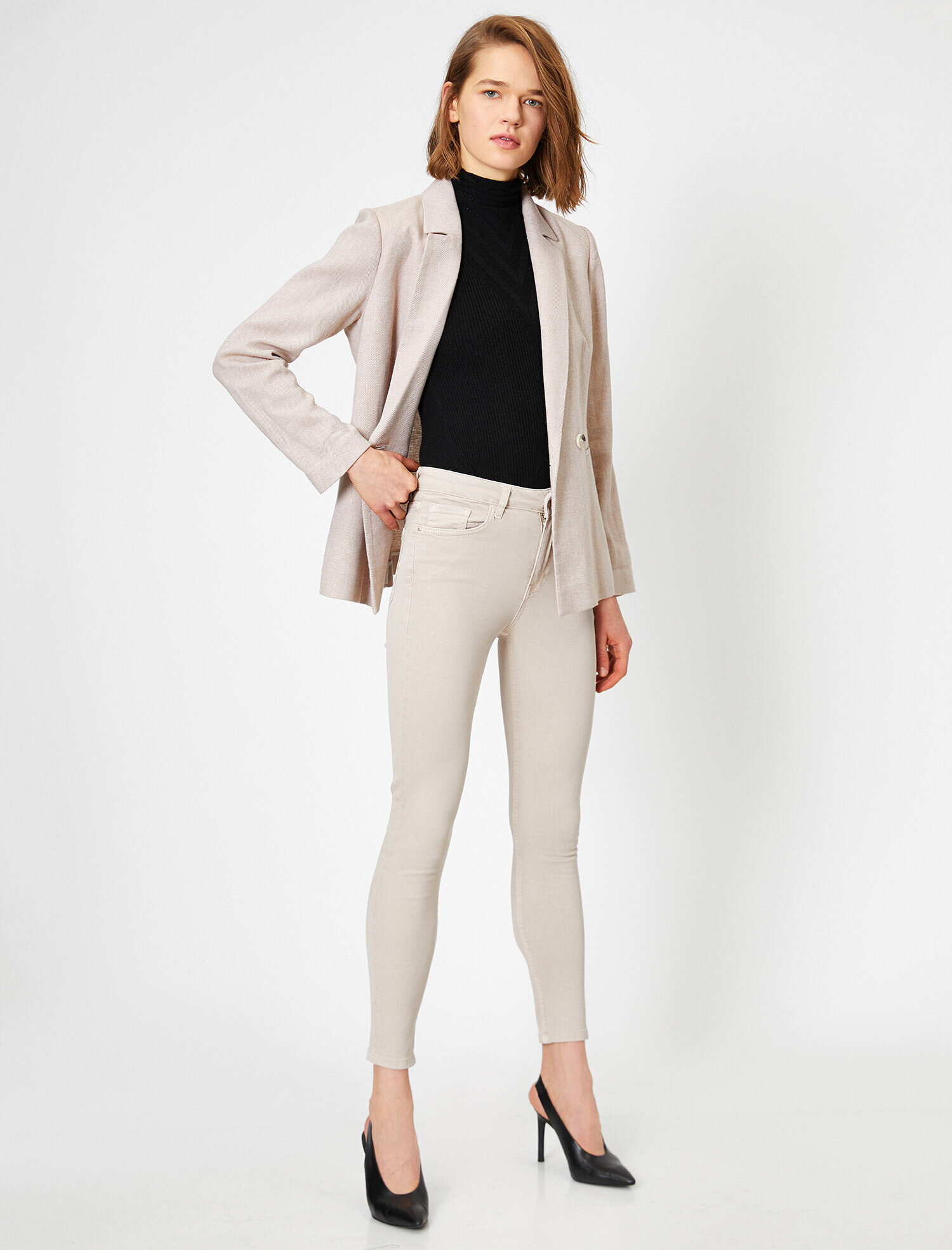   Cep Detaylı Pantolon