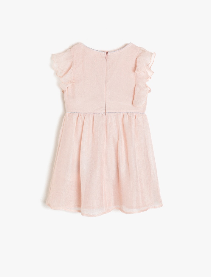 Kız Çocuk Fırfır Detaylı Elbise