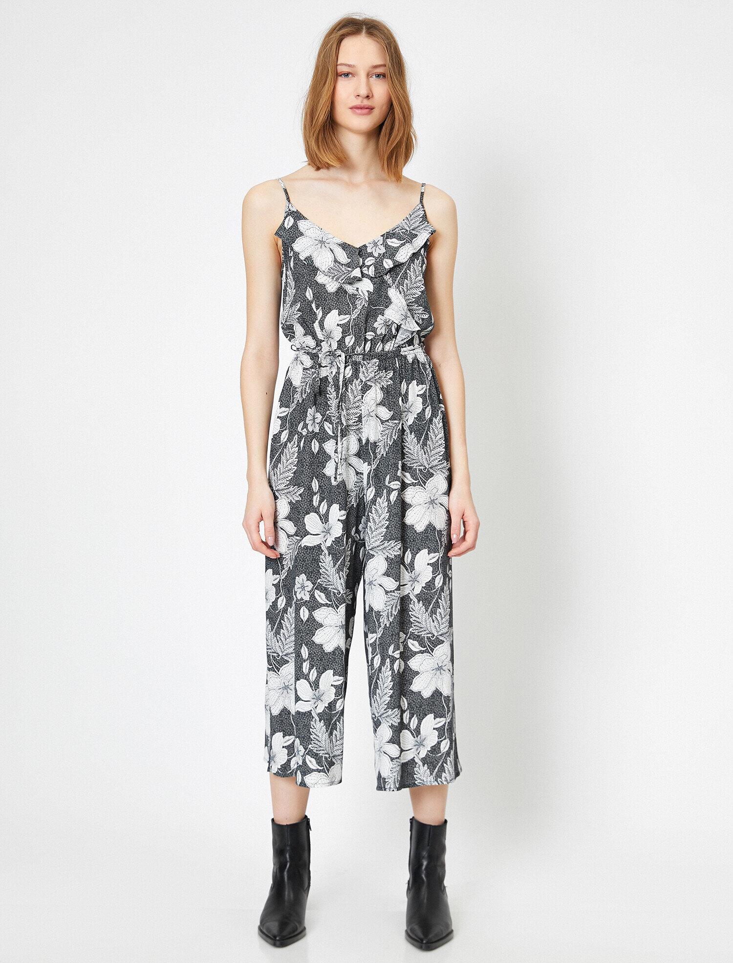   Çiçek Desenli Tulum