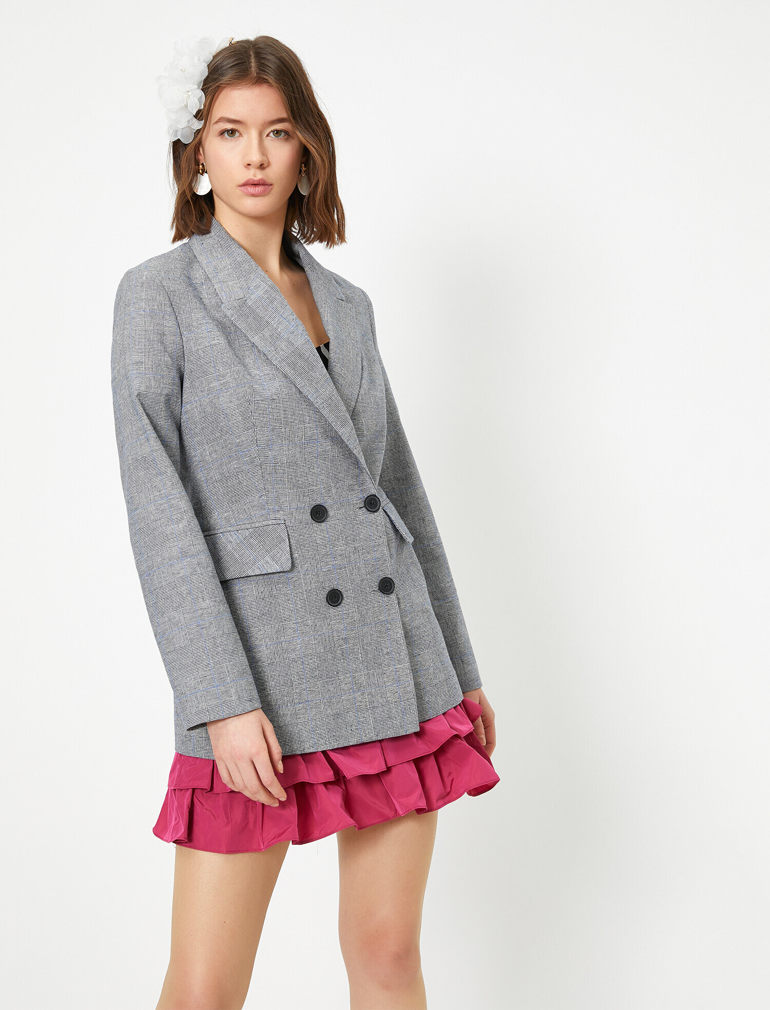 Kruvaze Blazer Ceket