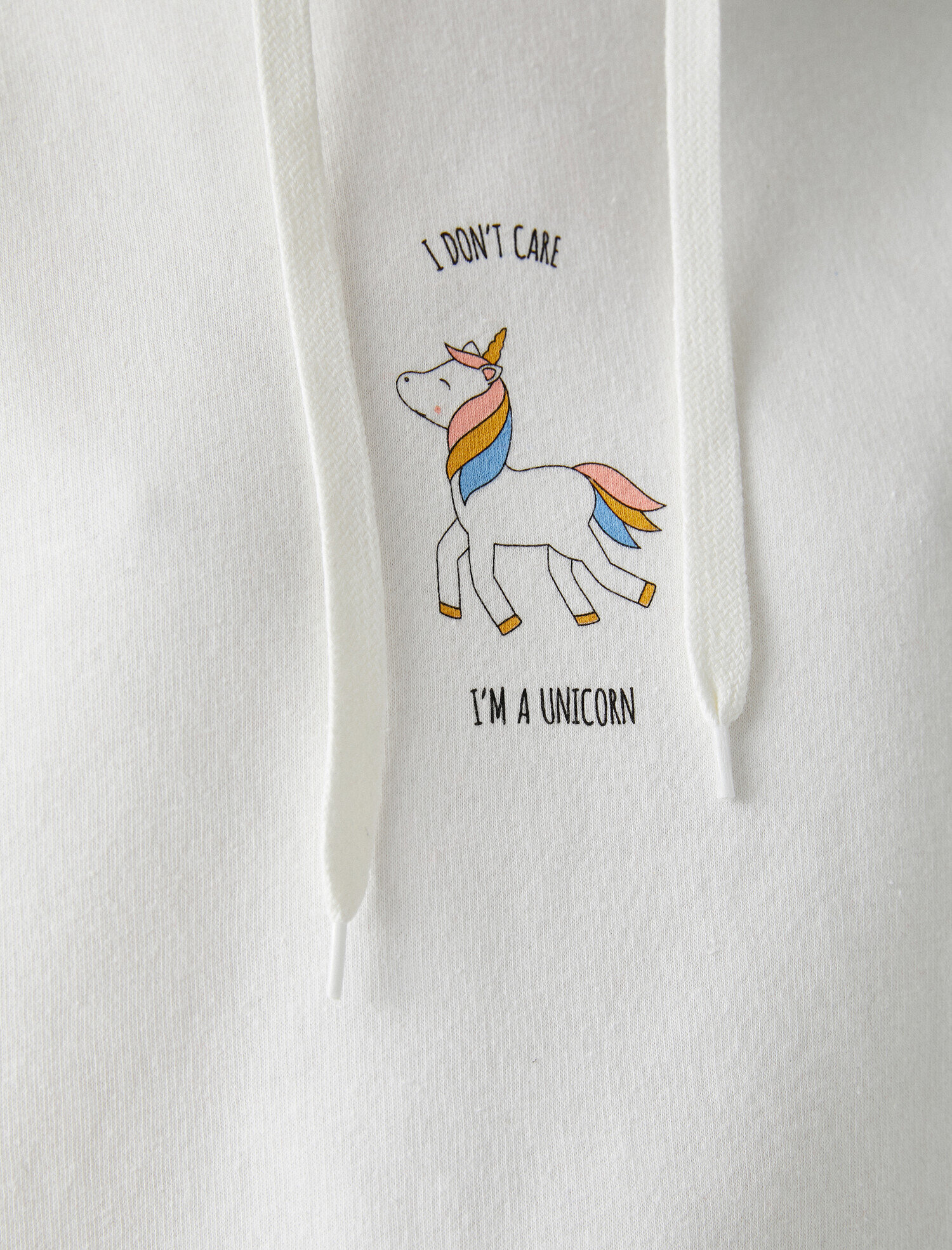   Pamuklu Kapüşonlu Baskılı Sweatshirt