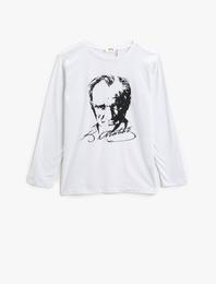 Atatürk Baskılı Uzun Kollu Tişört