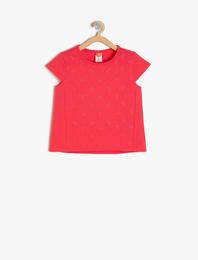 Baskılı Tişört Kısa Kollu