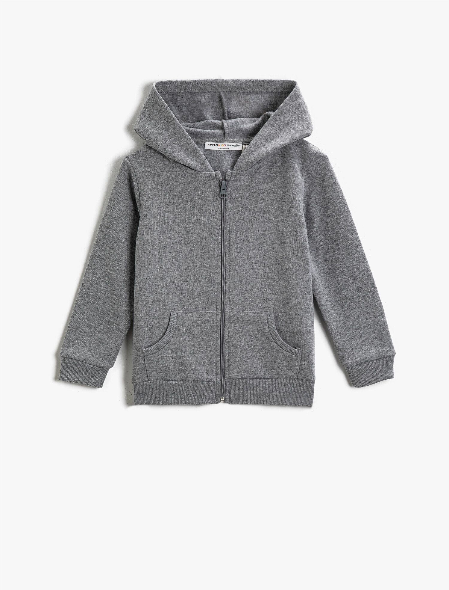  Kız Çocuk Basic Kapüşonlu Hırka