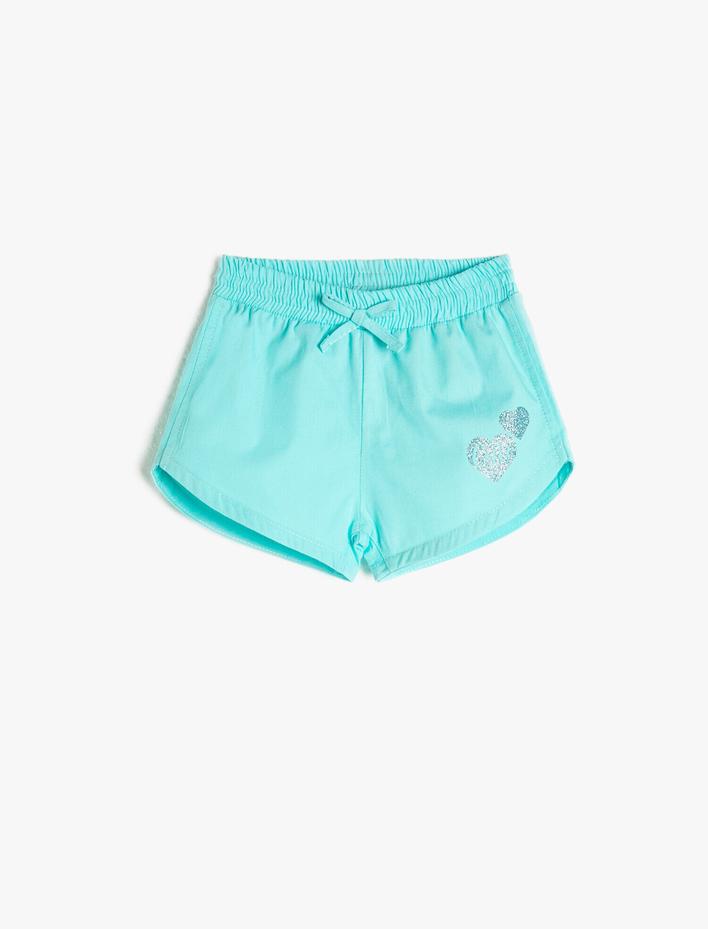 Kız Bebek Sim Detaylı Şort