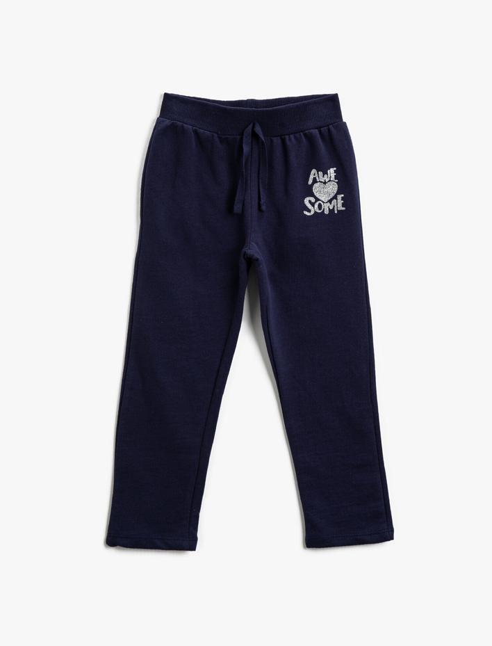 Kız Çocuk Baskılı Eşofman Altı