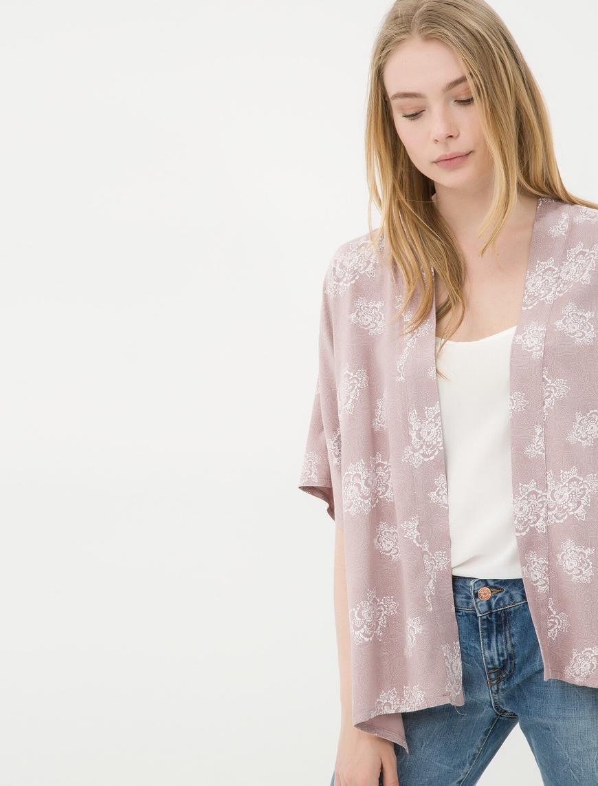   Desenli Kimono