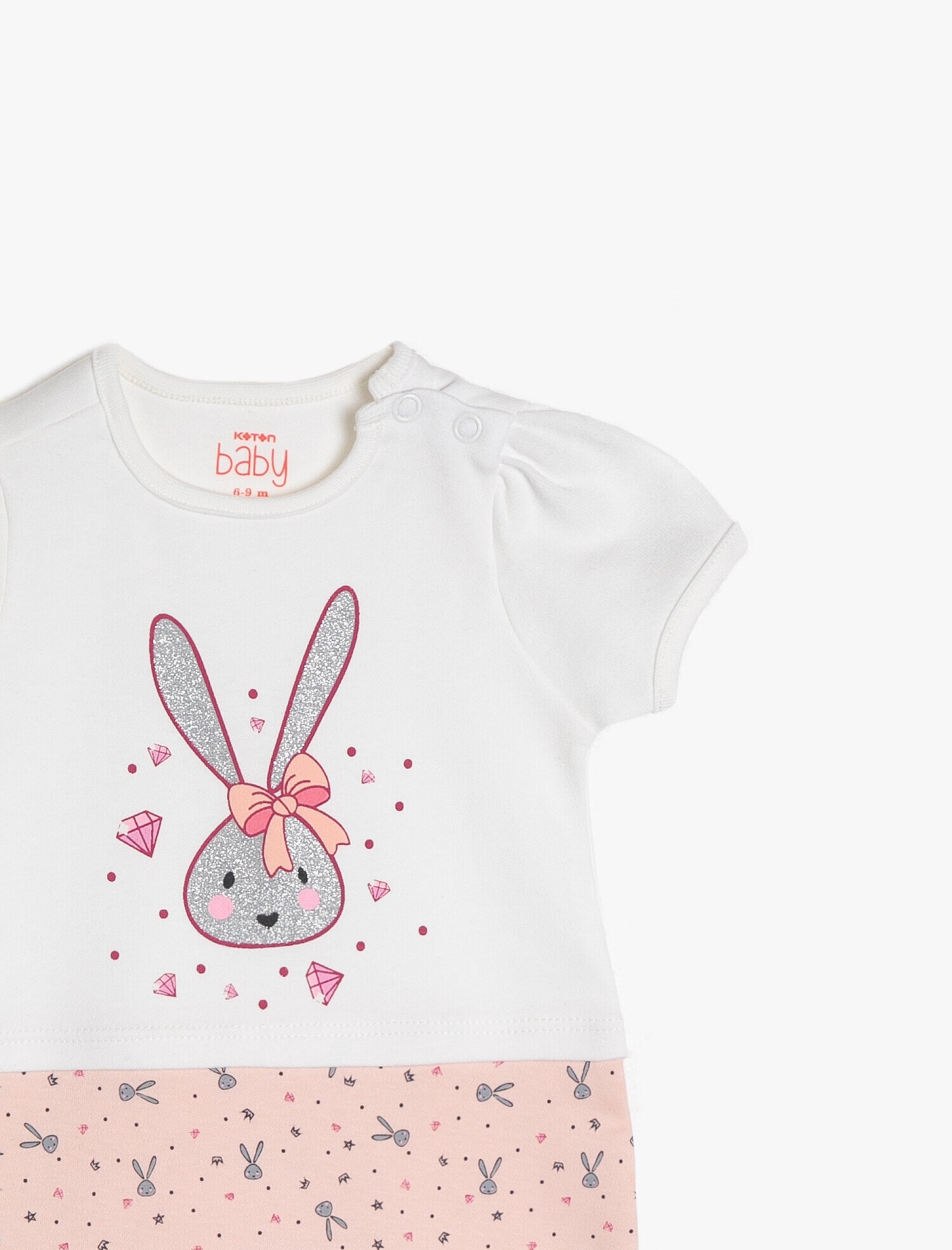  Kız Bebek Baskılı Zıbın