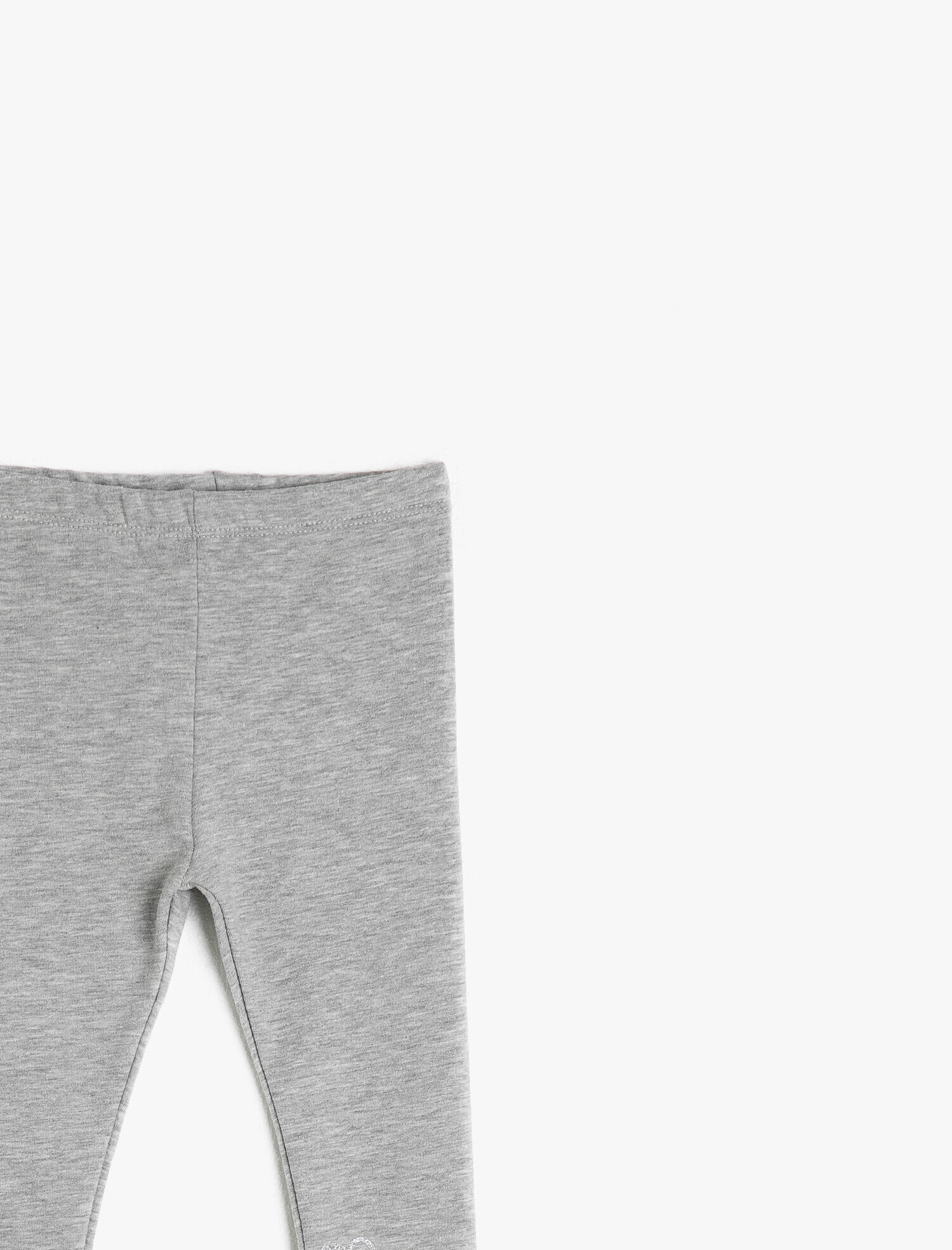  Kız Bebek Simli Baskılı Tayt