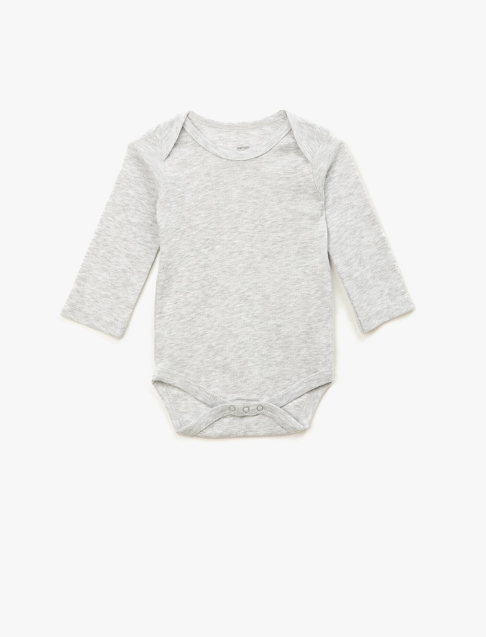 Kız Bebek Basic Uzun Kollu Çıtçıtlı Body