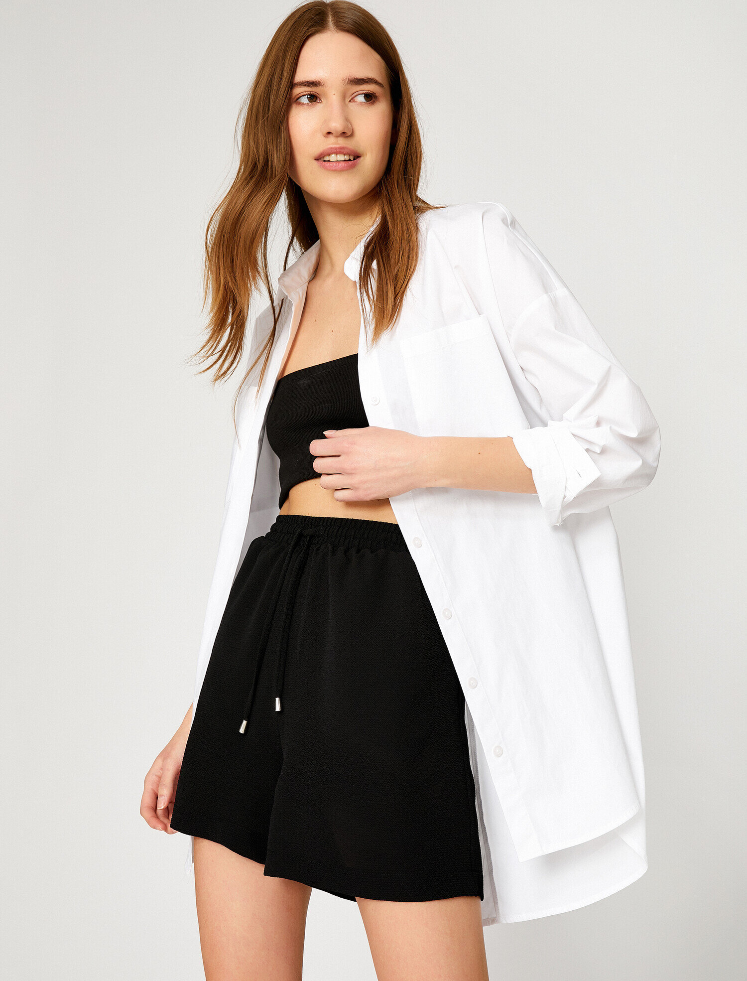   Belden Bağlamalı Şort