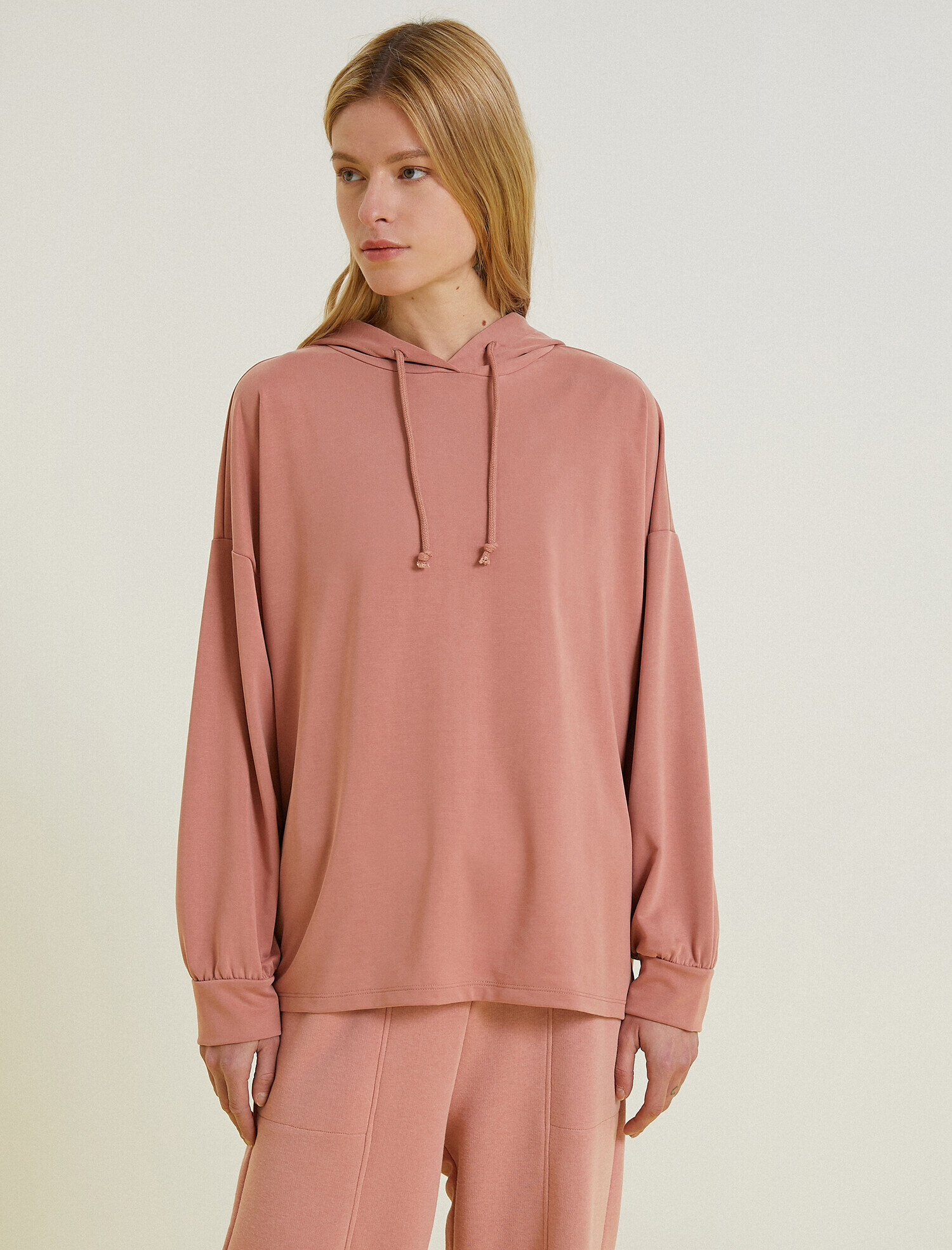   Kapüşonlu Sweatshirt Hoodie Oversize