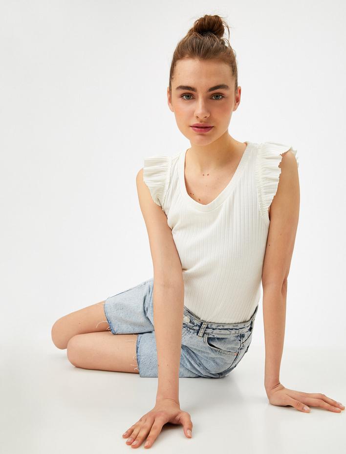  Fitilli Atlet Fırfırlı