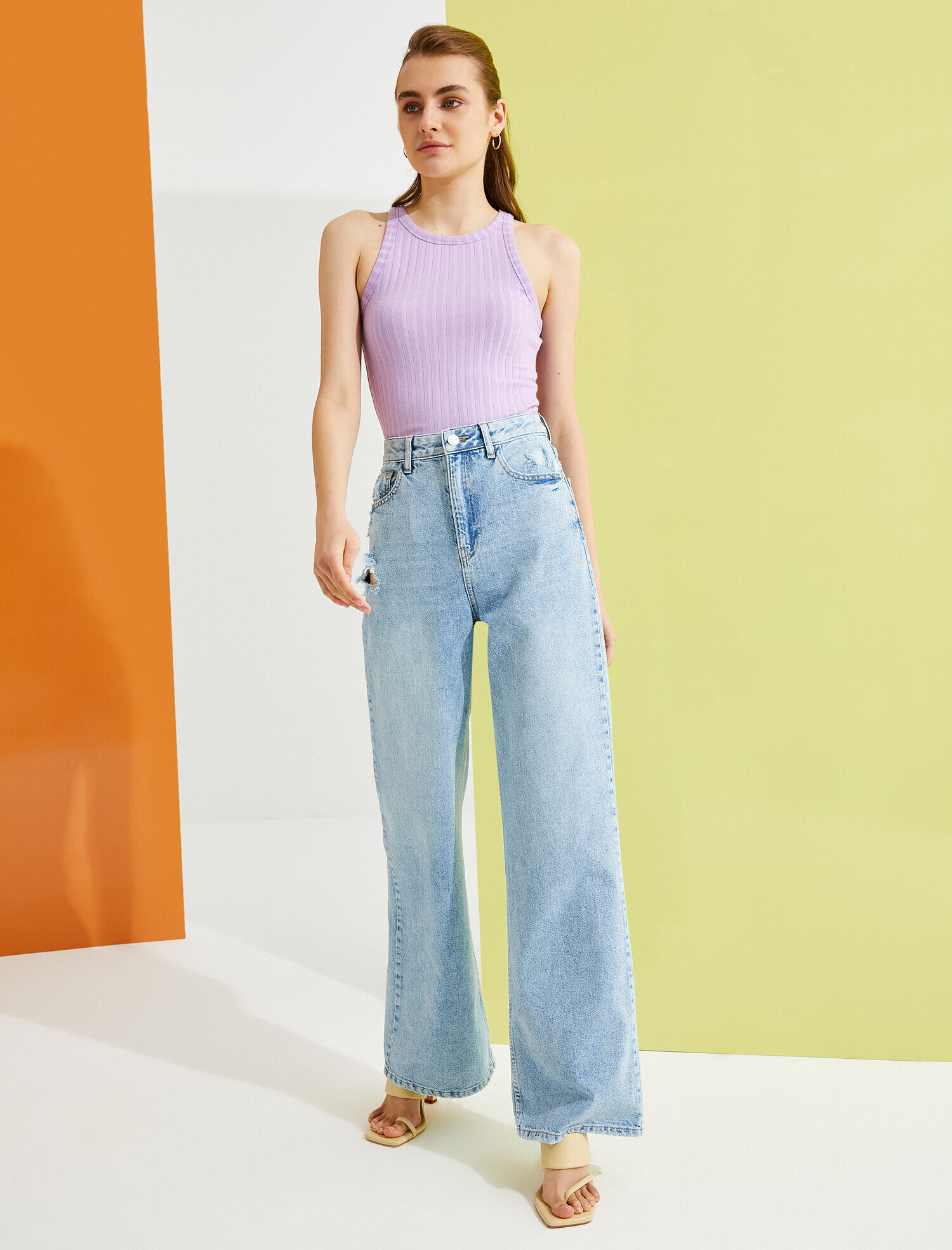   Fitilli Atlet Halter Yaka