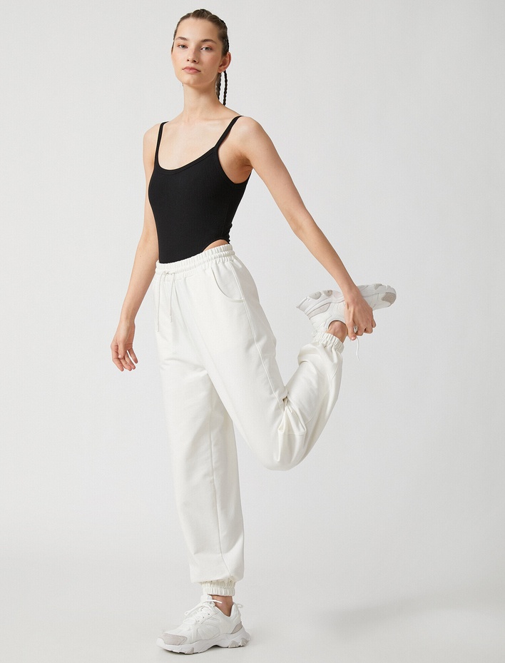  Pamuklu Jogger Eşofman Altı