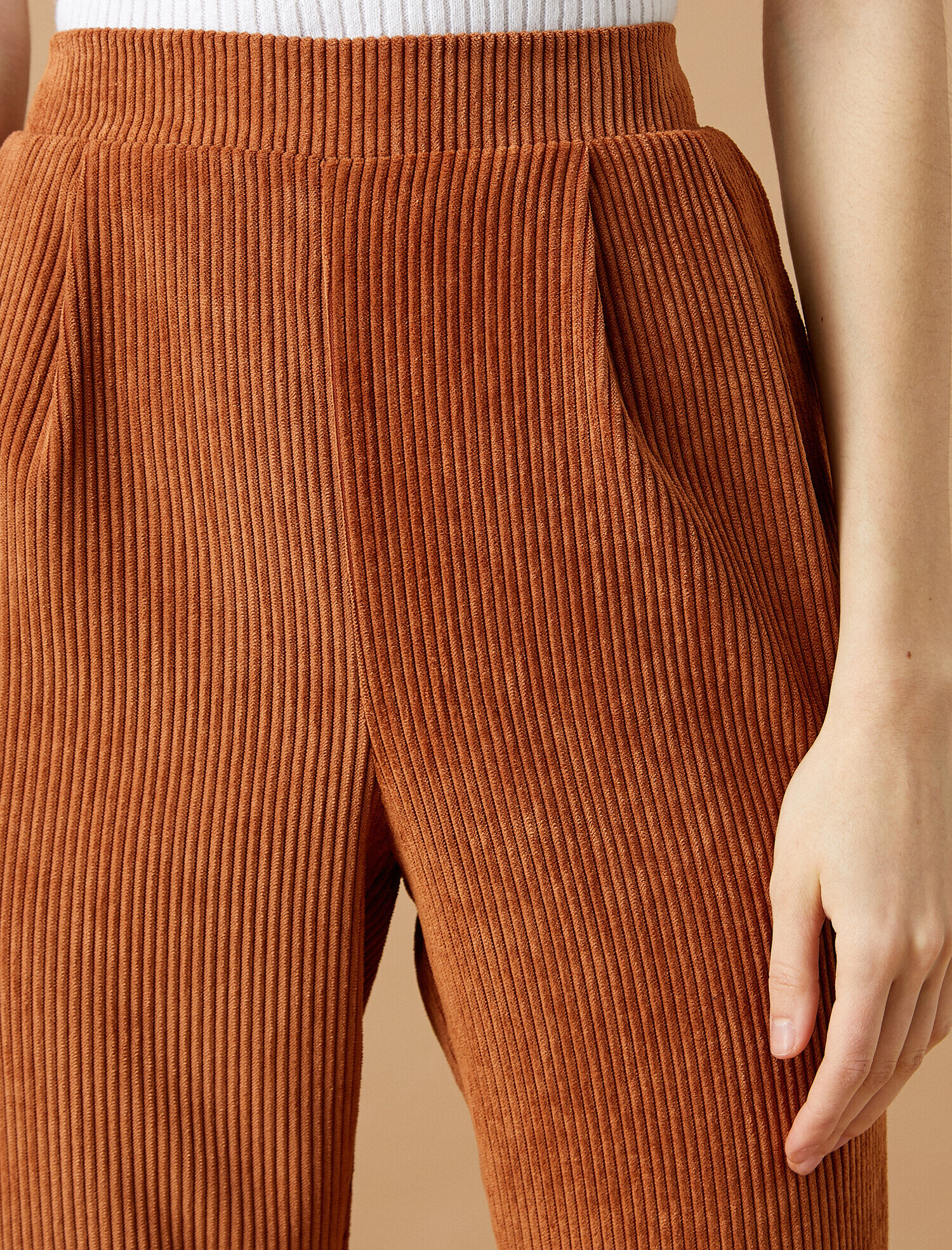   Fitilli Kadife Pantolon