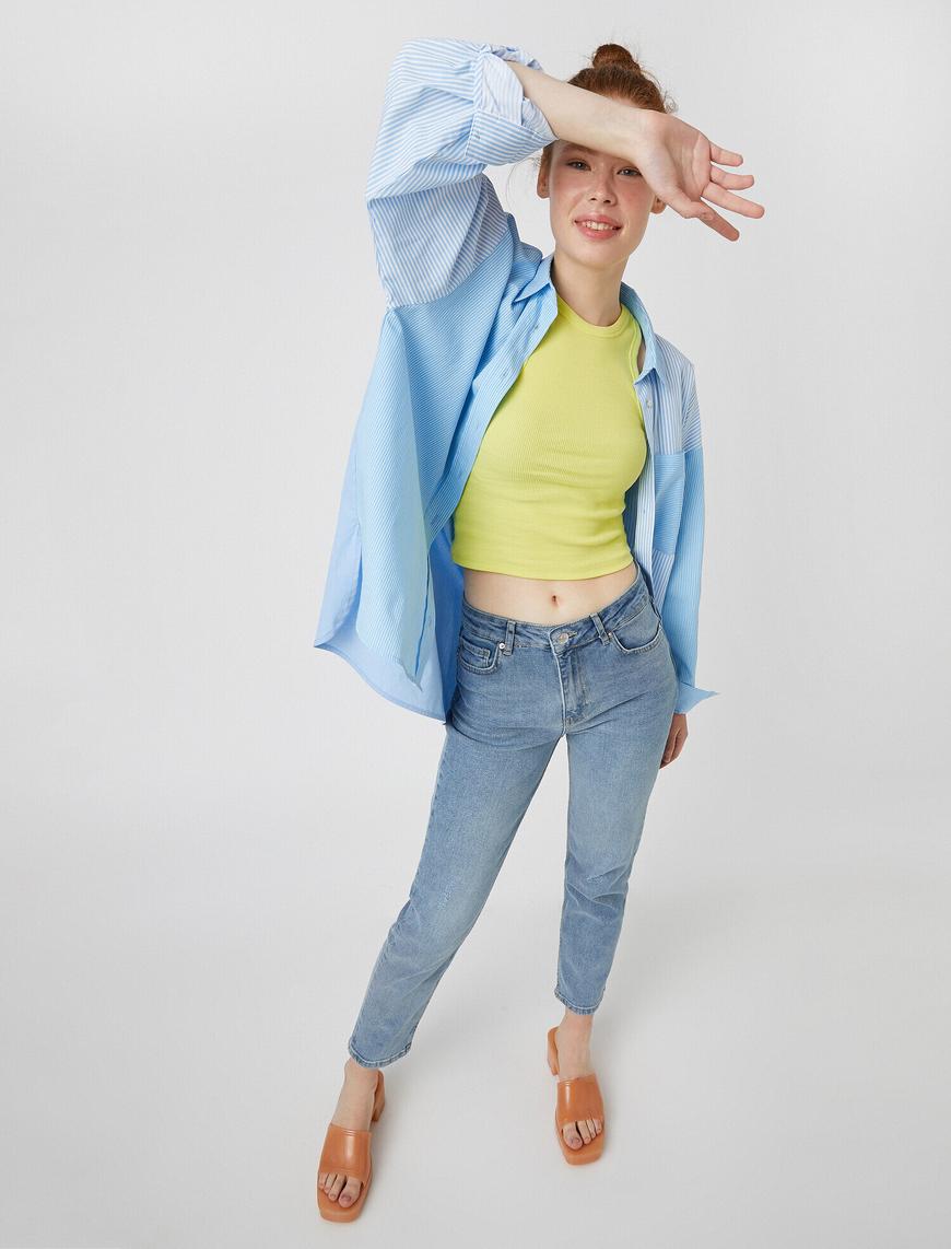   Slim Straight Jean Pantolon