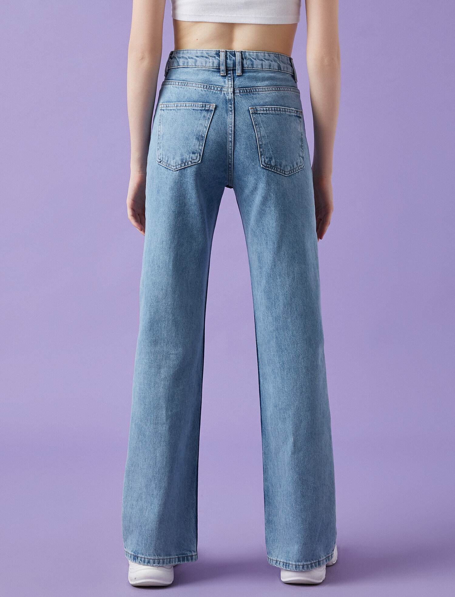   Pamuklu Jean Pantolon