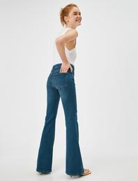 İspanyol Paça Kot Pantolon