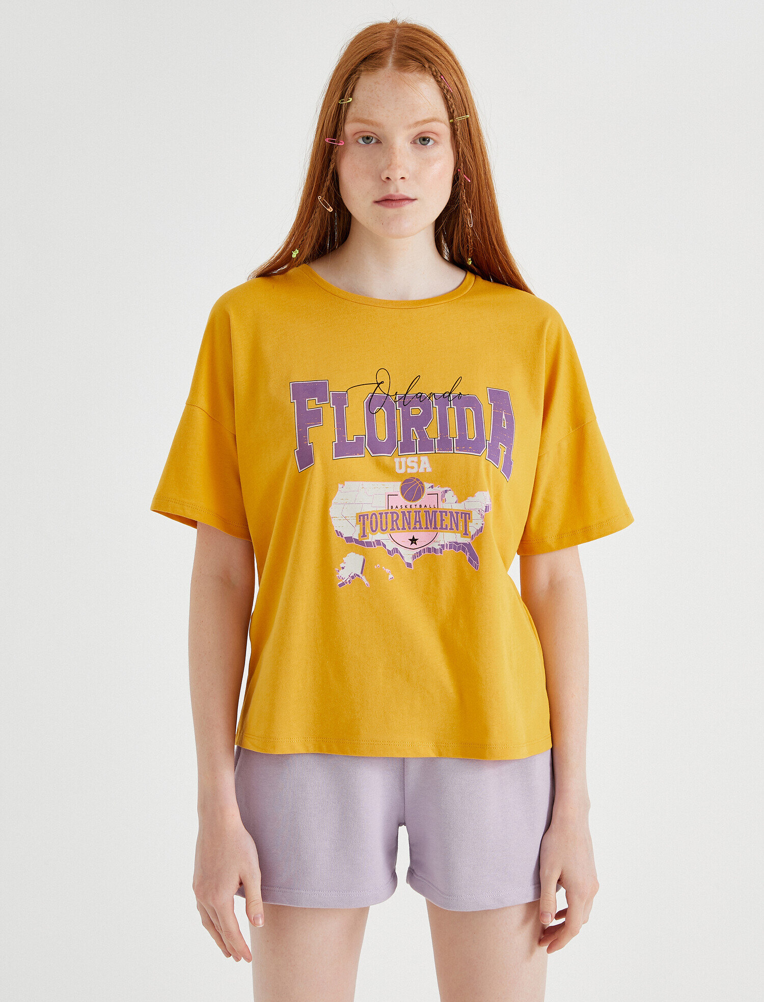   Baskılı Tişört Pamuklu