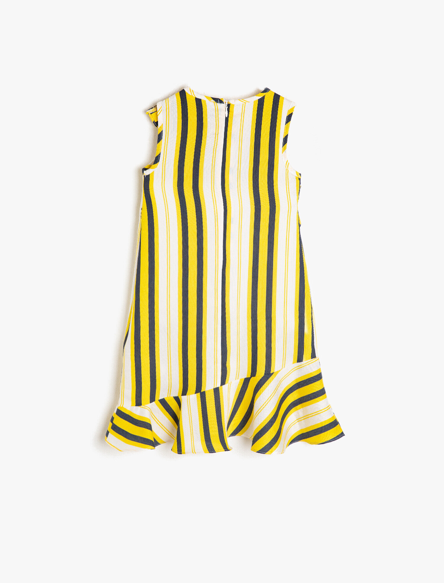  Kız Çocuk Fırfır Detaylı Elbise