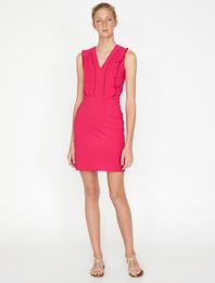 Fırfır Detaylı Elbise