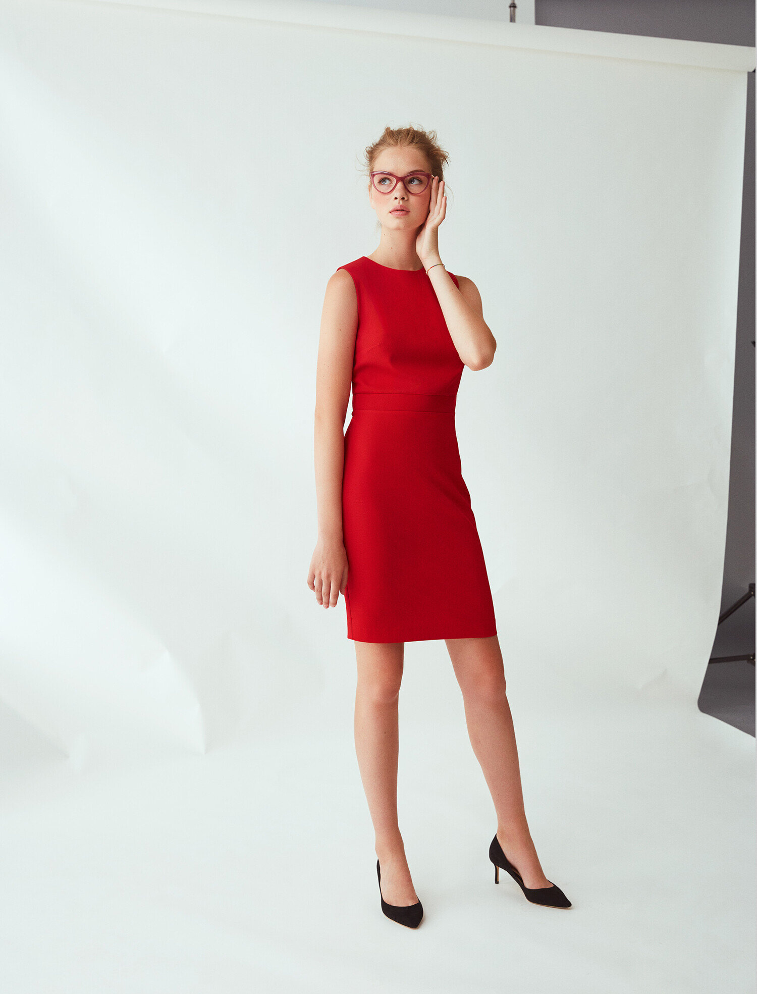   Bisiklet Yaka Elbise