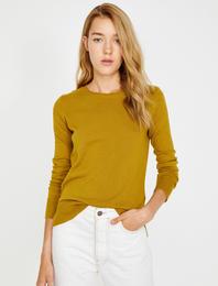 Bisiklet Yaka Triko Kazak