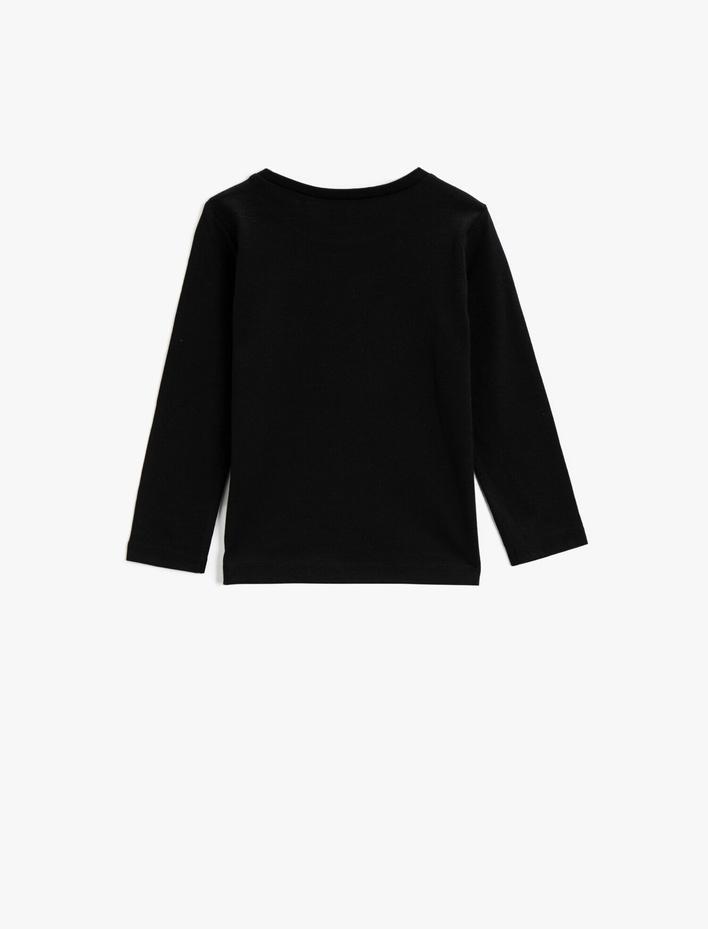 Erkek Bebek Uzun Kollu Tişört Baskılı Pamuklu