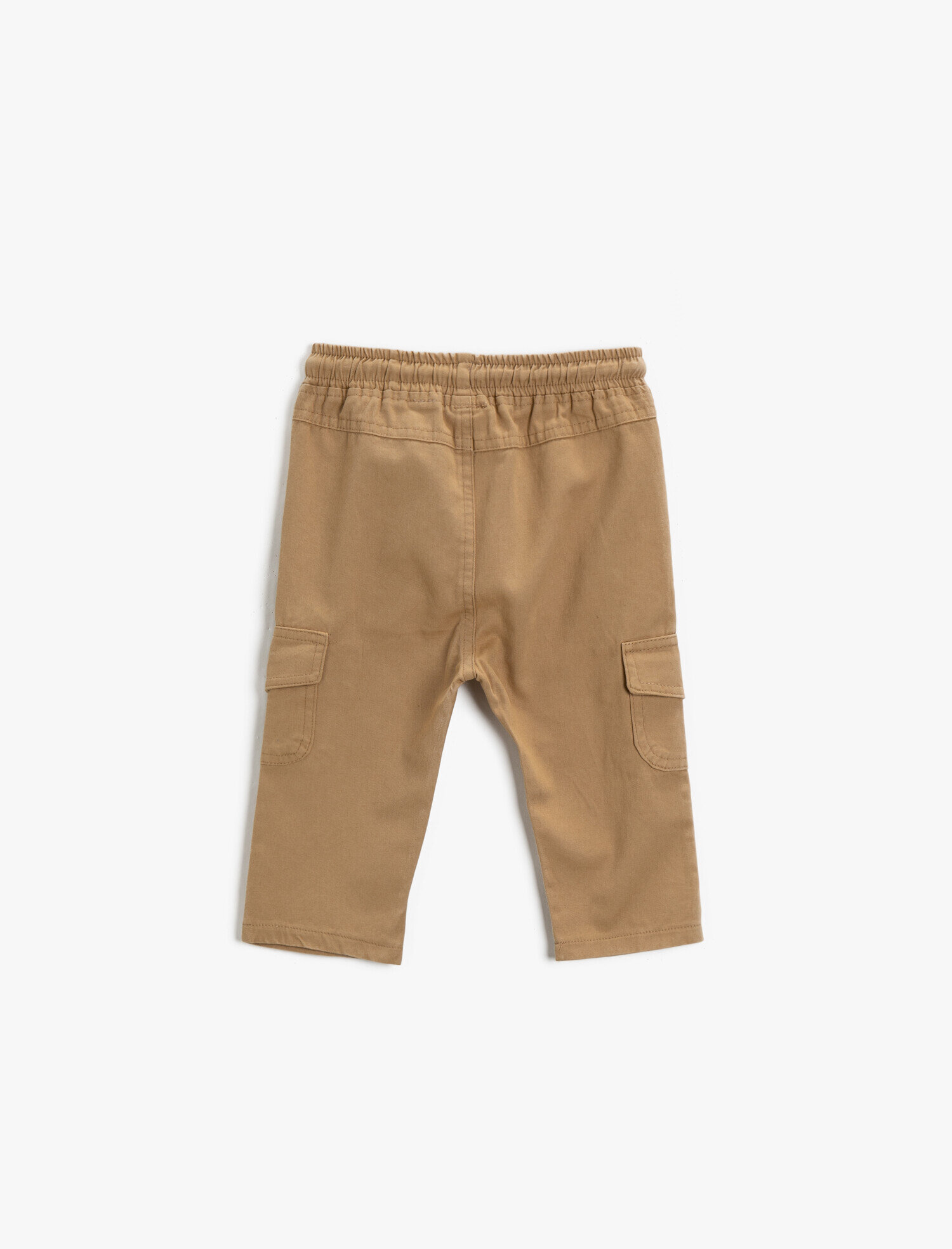  Erkek Bebek Beli Lastikli Pantolon Cep Detaylı Pamuklu