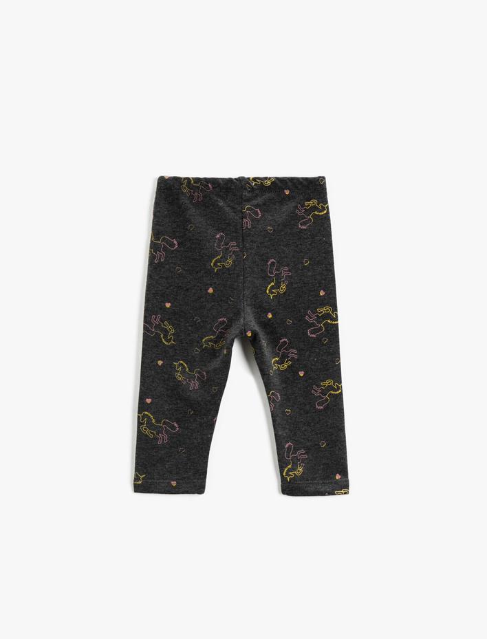 Kız Bebek Desenli Tayt