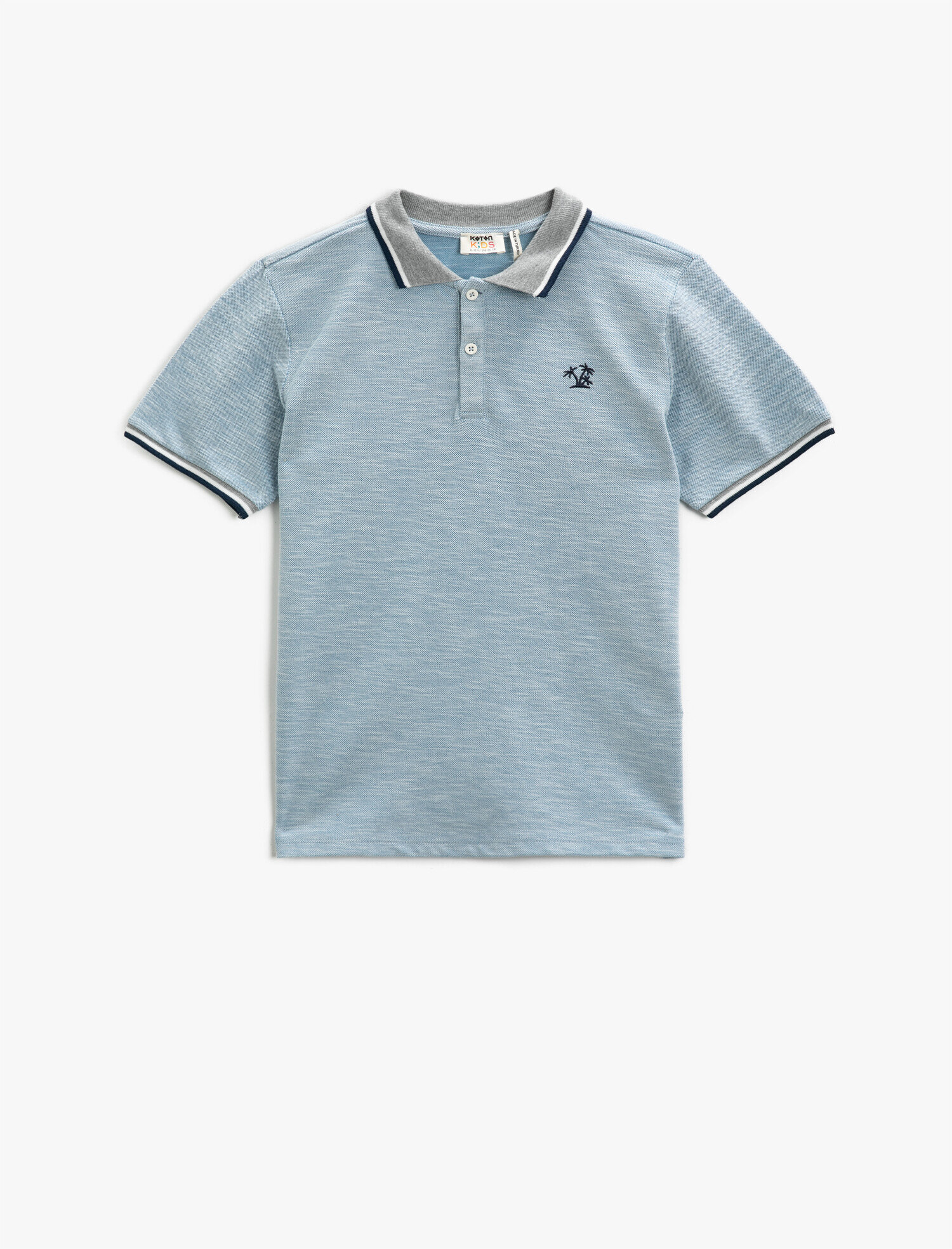  Erkek Çocuk Polo Yaka Tişört Pamuklu