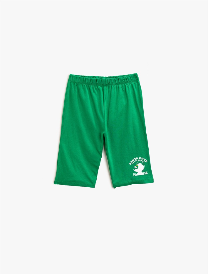 Erkek Çocuk Baskılı Şort Pamuklu