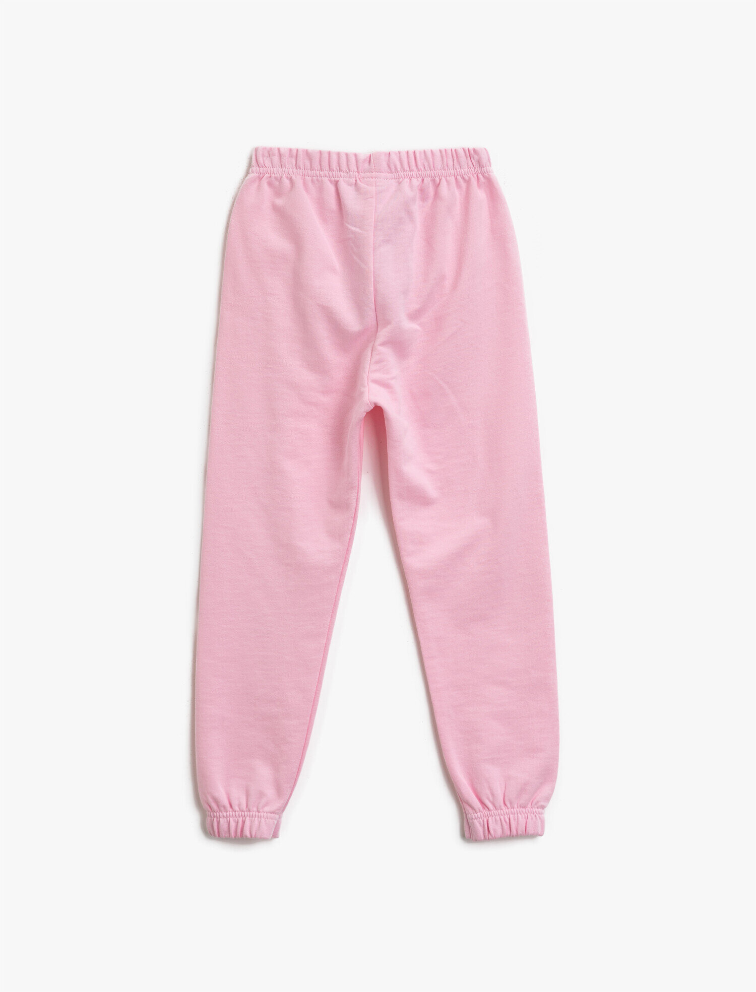  Kız Çocuk Pamuklu Beli Lastikli Basic Eşofman Altı