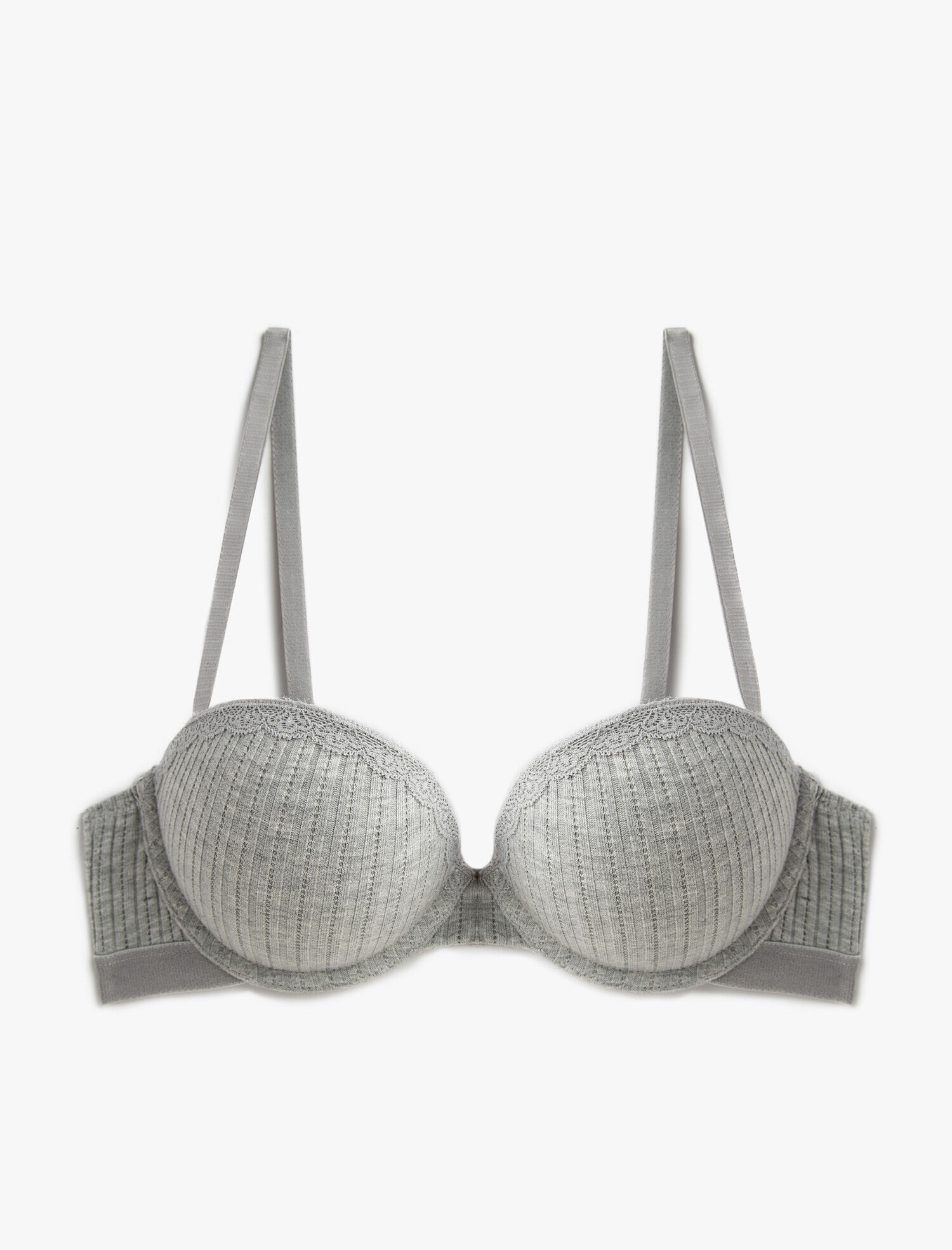   Destekli Sütyen Pamuklu Ekstra Dolgulu Balenli Kaplı