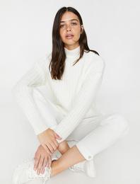 Örgülü Triko Kazak