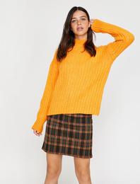 Örgülü Triko Kazak