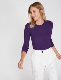 Bisiklet Yaka Triko Kazak