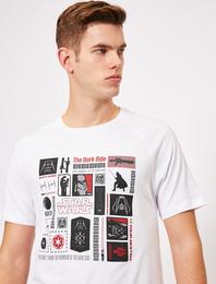 Star Wars Lisanslı Yazılı Baskılı T-Shirt