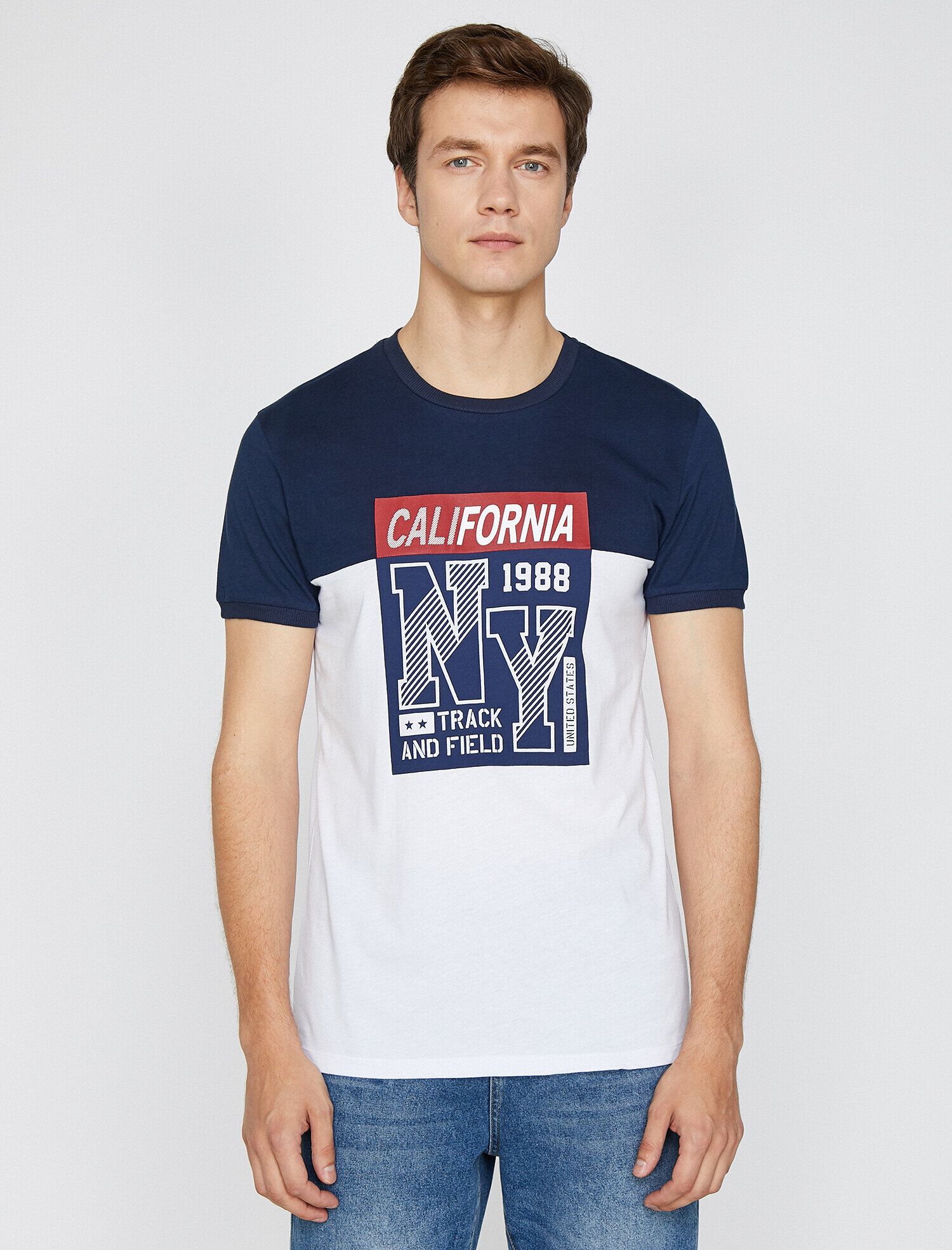   Baskılı Tişört Kısa Kollu