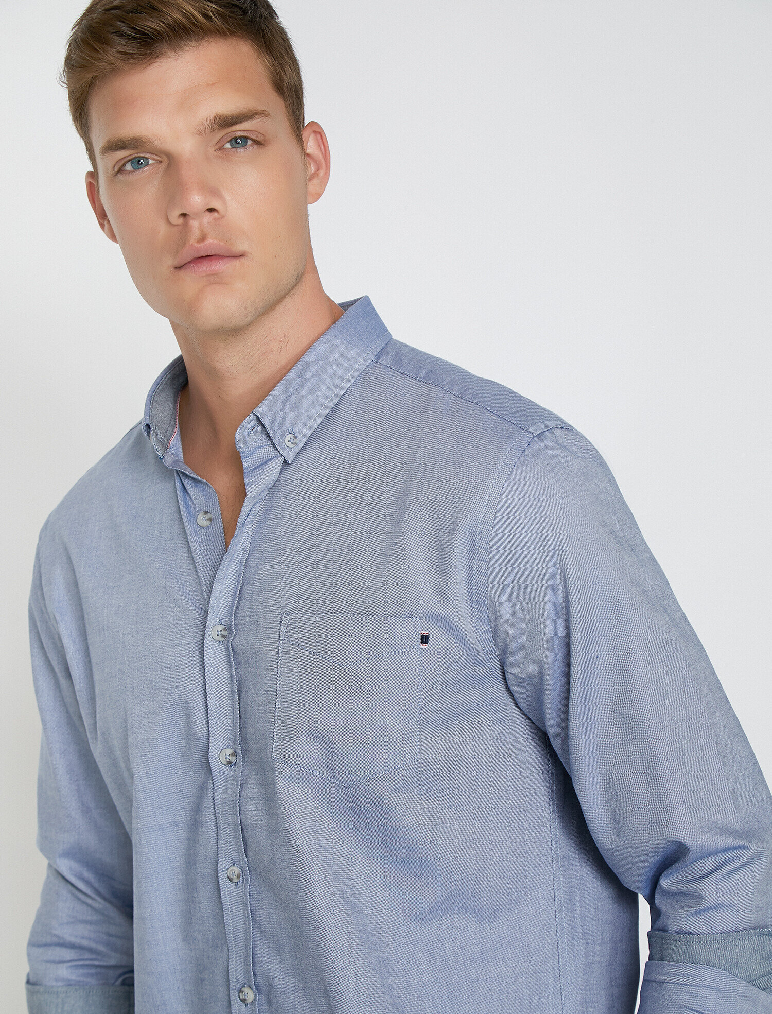   Cep Detaylı Gömlek