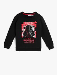 Star Wars Lisanslı Baskılı Sweatshirt